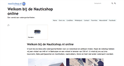 Desktop Screenshot of nauticshop.nl