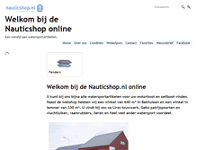 Tablet Screenshot of nauticshop.nl